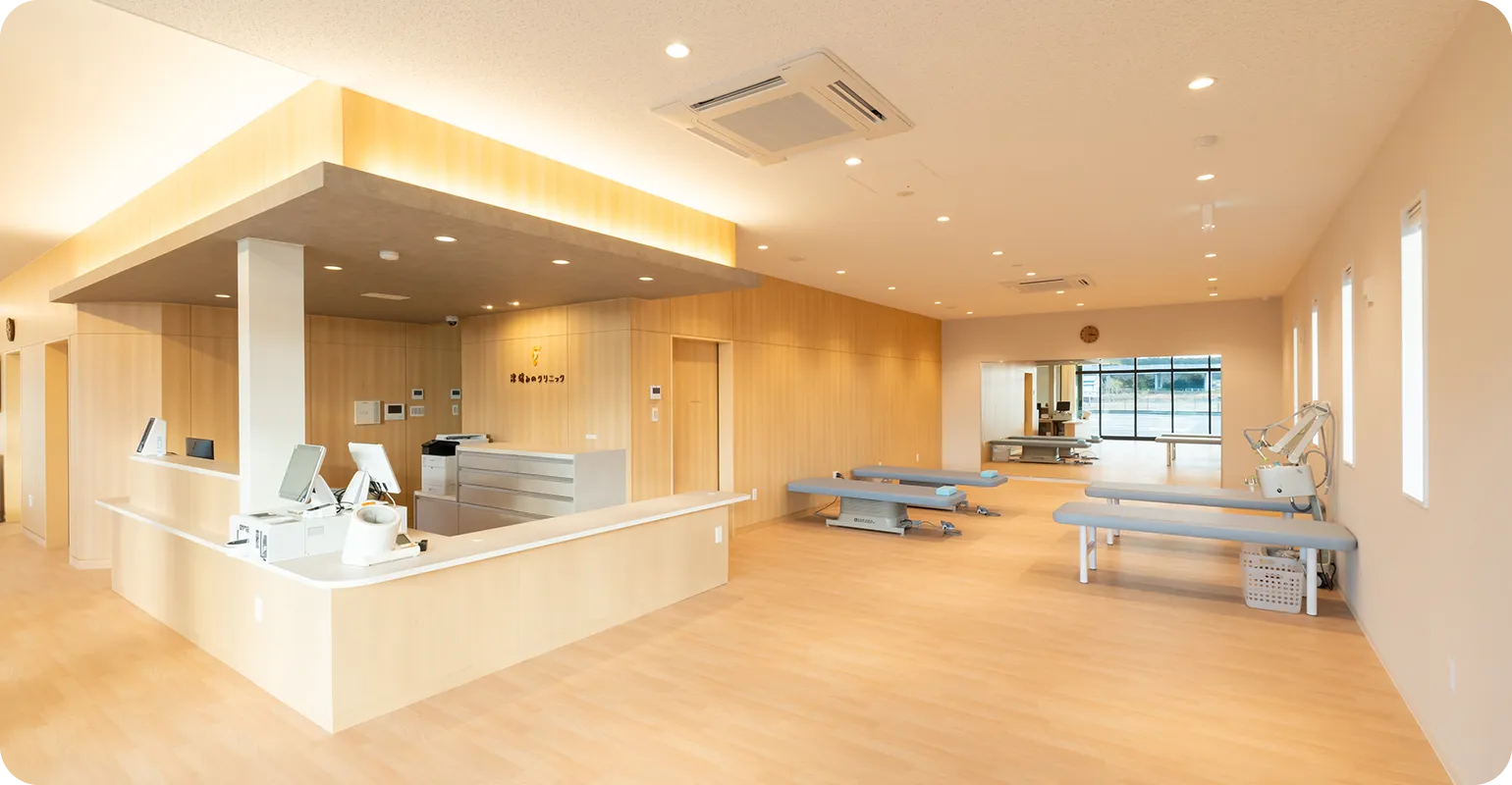 院内にリハビリ施設完備